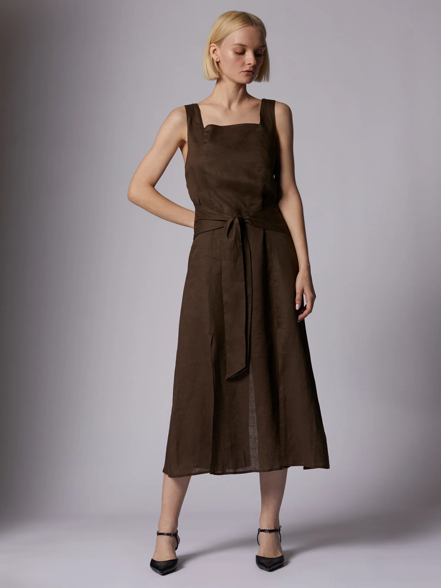 ginette midi linen dress | Equipment