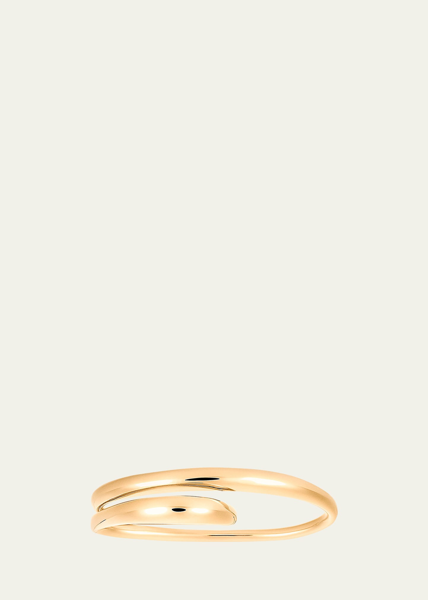Charlotte Chesnais Heart Double-Finger Ring with Gold Vermeil | Bergdorf Goodman