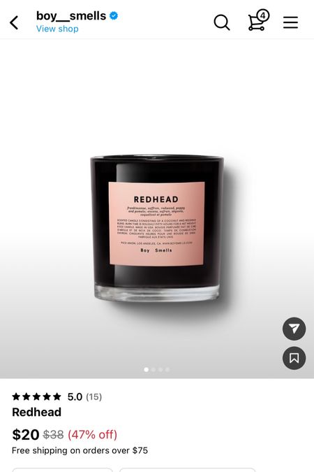 Almost 50% off boysmells! 
Redhead candle 
Redhead style 

#LTKGiftGuide #LTKHoliday #LTKCyberWeek