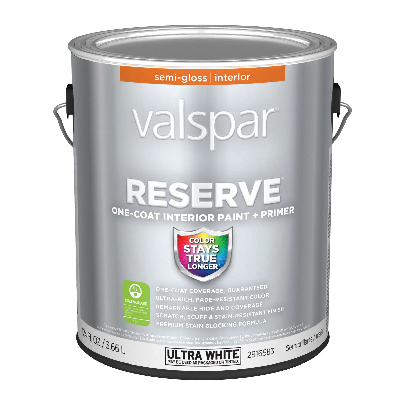 Valspar  Reserve Semi-gloss Base Tintable Interior Paint Paint + Primer ( 1-gallon ) | Lowe's