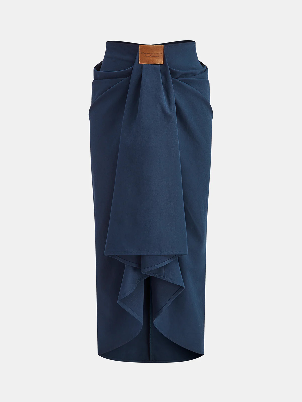 Asymmetric Ruffled Midi Skirt | Commense