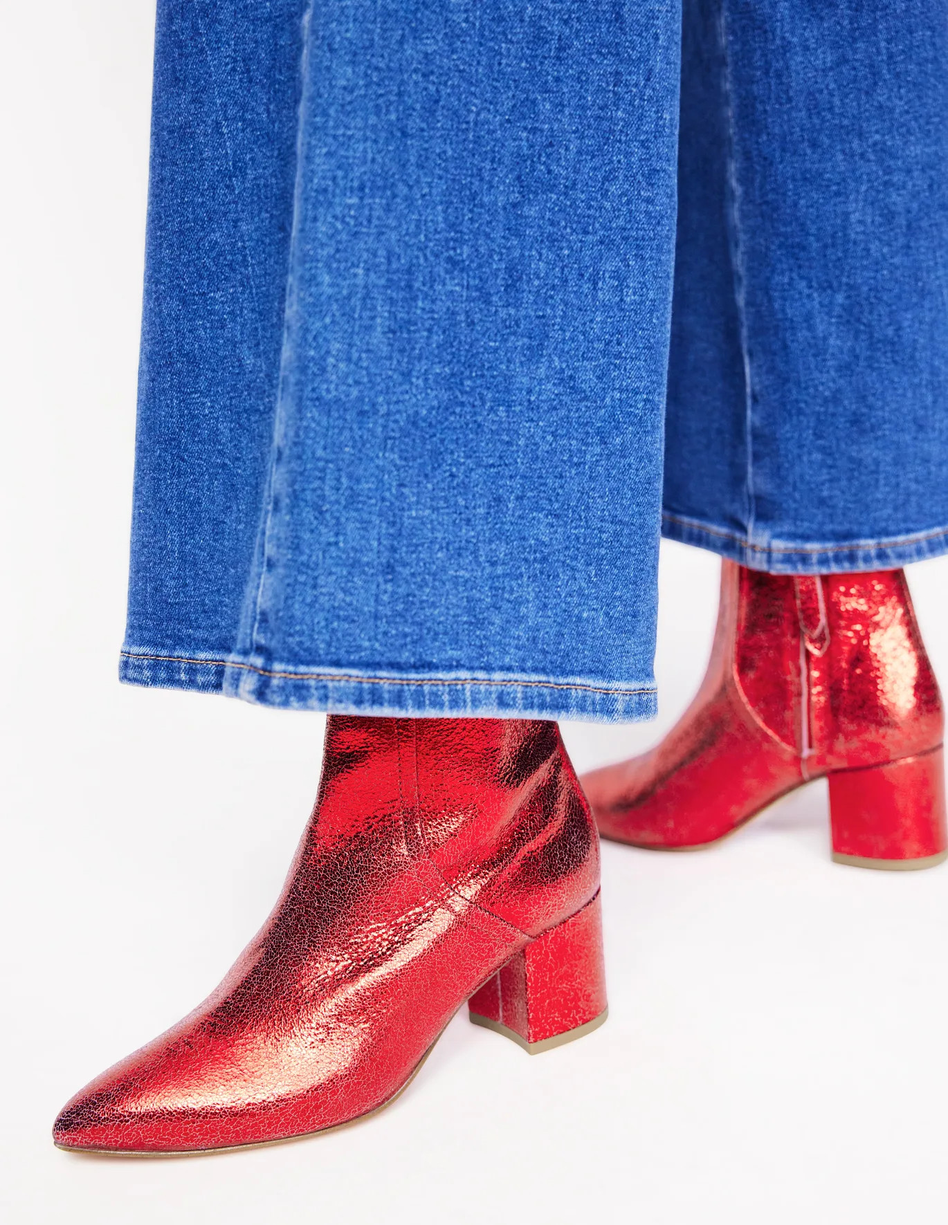 Block Heel Leather Ankle Boots | Boden (US)