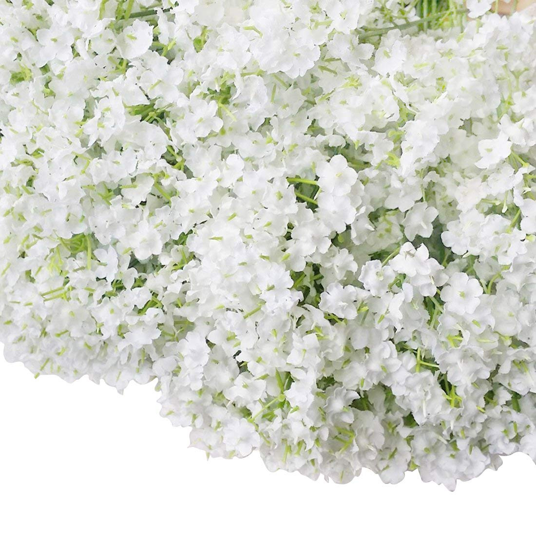 Bringsine Babybreath Gypsophila Wedding Decoration White Artificial Flowers Party Outdoor 40 Piec... | Amazon (US)
