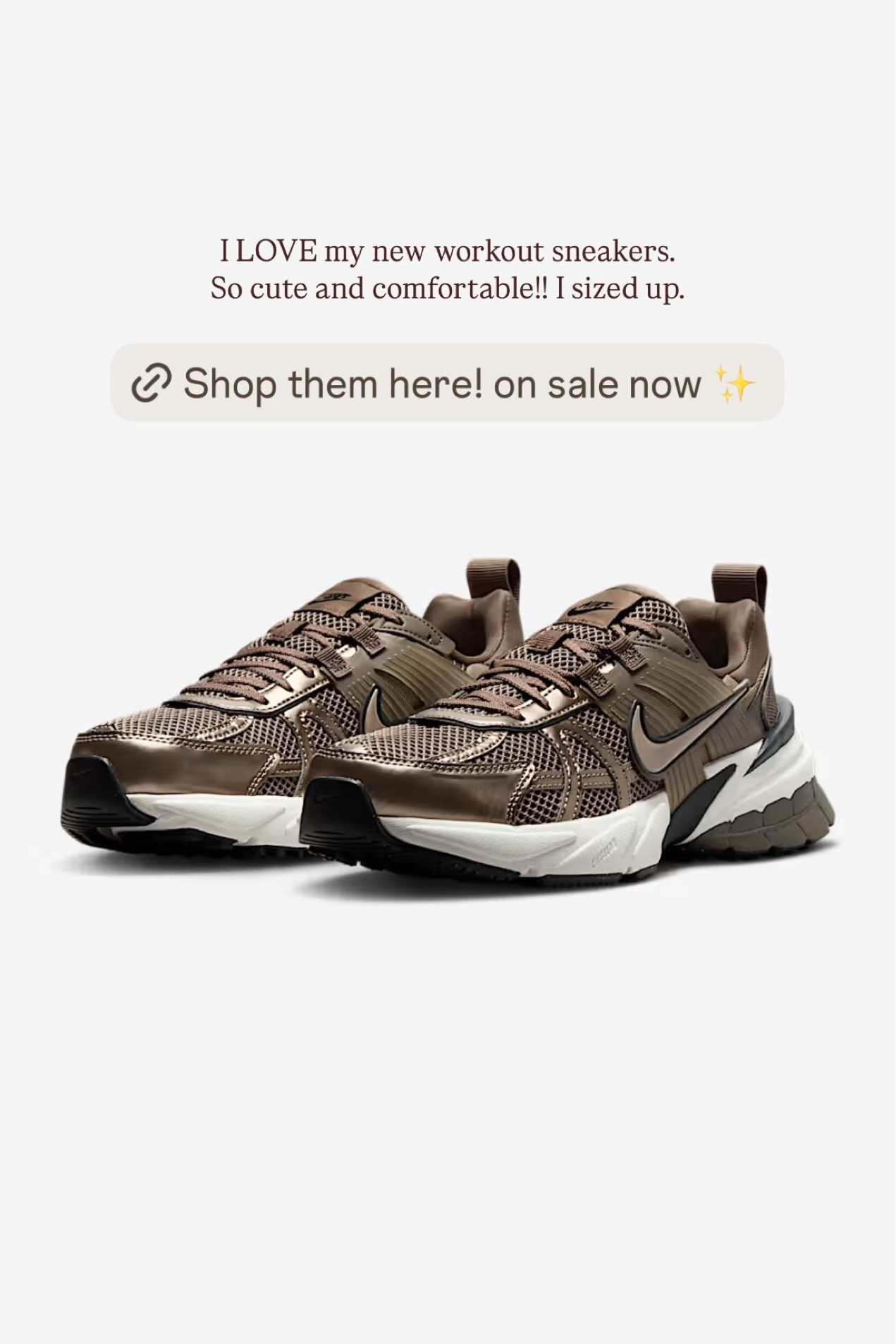 I love these sneakers so much! I sized up, they fit great and I’ve been working out in them consistently. They’re currently on sale until I don’t know when! 

There’s also so many different color ways to choose from! 

#LTKActive #LTKShoeCrush #LTKFindsUnder100