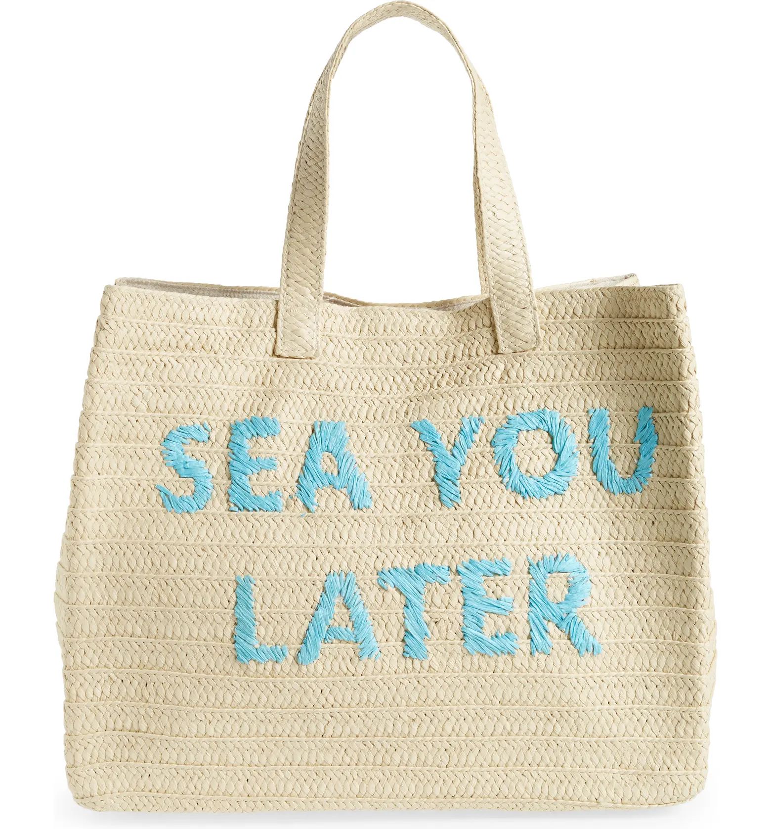 Sea You Later Straw Tote | Nordstrom