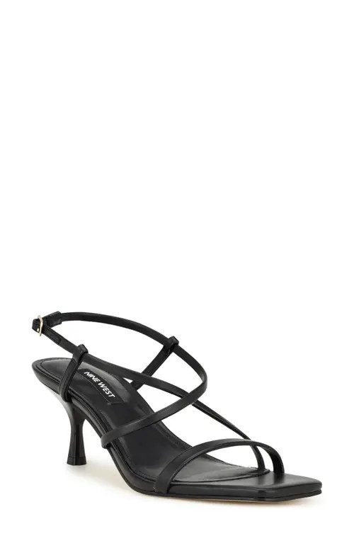 Nine West Haya Slingback Sandal in Black at Nordstrom, Size 9.5 | Nordstrom