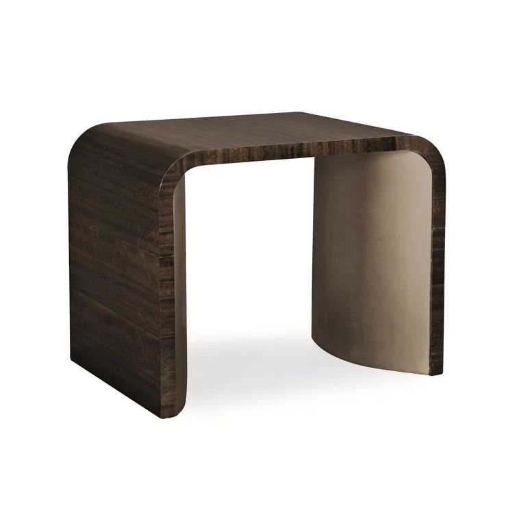 Modern Streamline Solid Wood Sled End Table | Wayfair North America