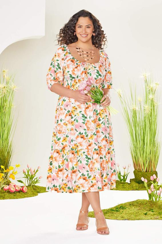 Plus Size Tropical Floral Maxi Dress | Cato Fashions