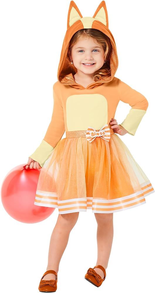 Spirit Halloween Bluey Toddler Girls Bingo Costume | Officially Licensed | Easy Costumes | Amazon (US)