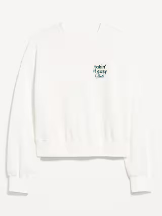 SoComfy Crop Sweatshirt | Old Navy (US)