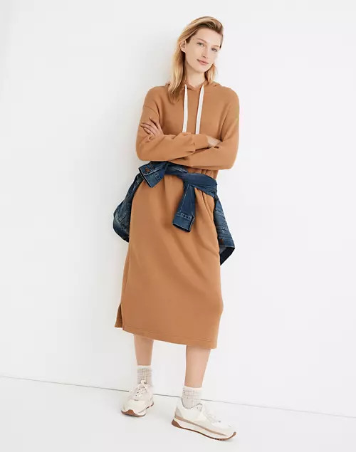 MWL Airyterry Hoodie Sweatshirt Dress | Madewell