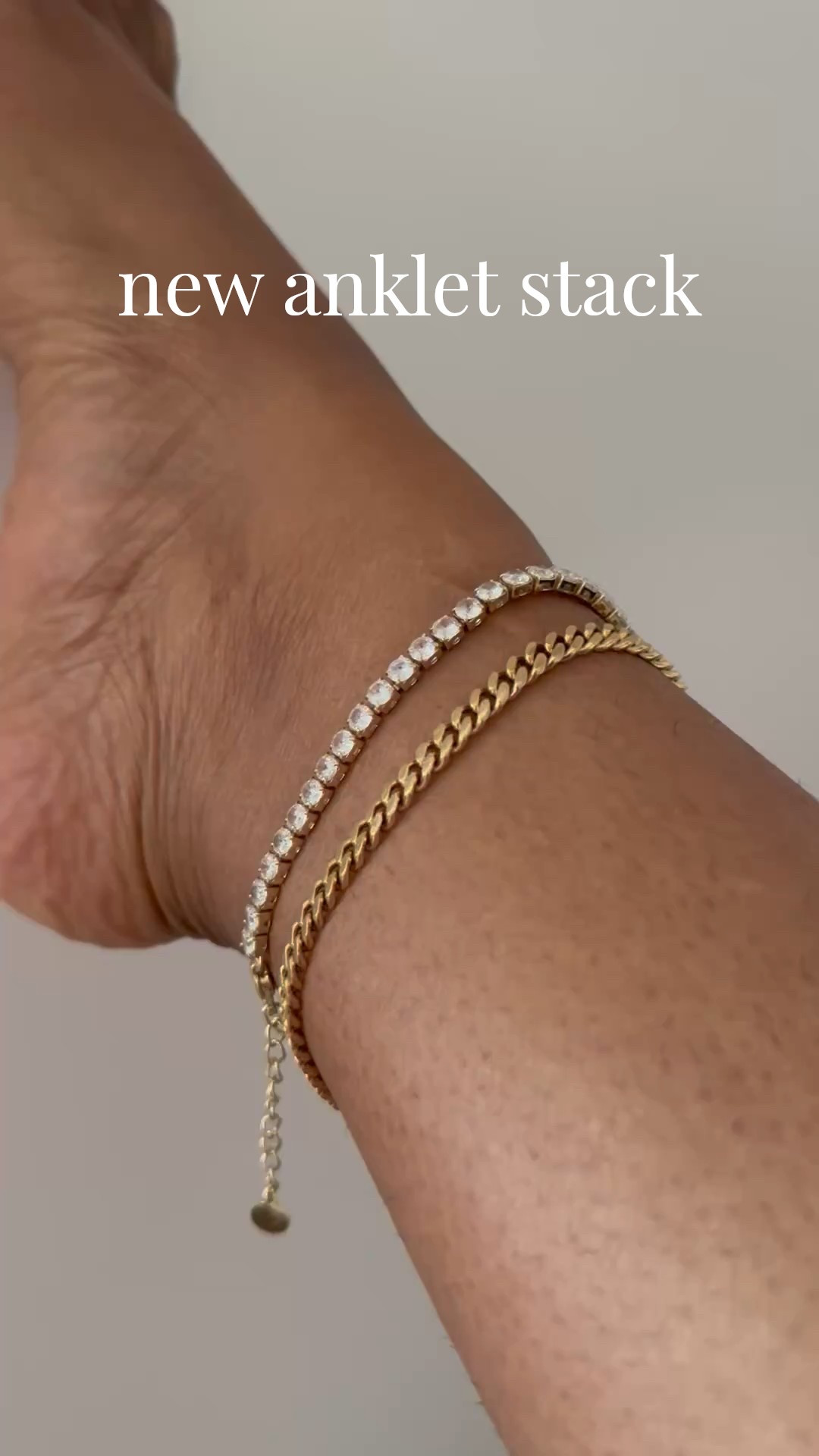 Are you stacking your anklets the way you stack your bracelets? In love with my new stack from #garnishedingold. I’m wearing the 5mm in the Lux Cuban anklet. All pieces are available in silver as well  

#LTKOver40 #LTKSummerEdit #LTKStyleTip