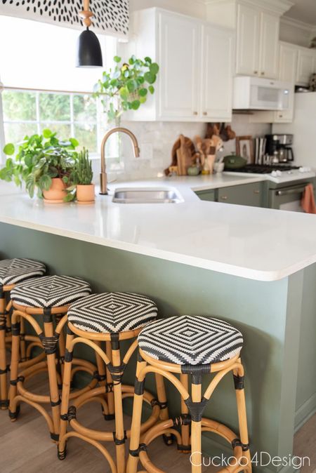 Some of my favorite counter stools that look like my rattan stools #kitchendecor #kitchenaccessoried

#LTKstyletip #LTKhome