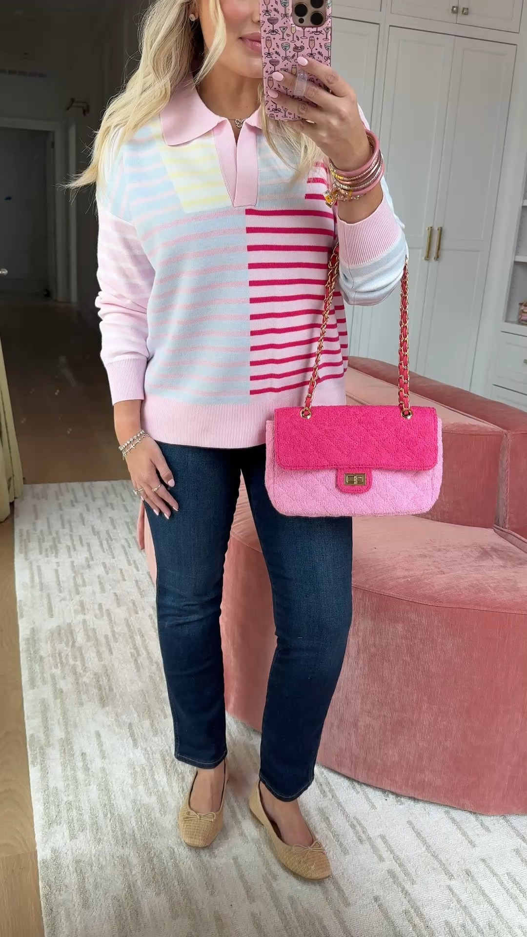 Wearing size small top - jeans run TTS! 

#LTKdayinmylife #LTKSaleAlert #LTKgrwm