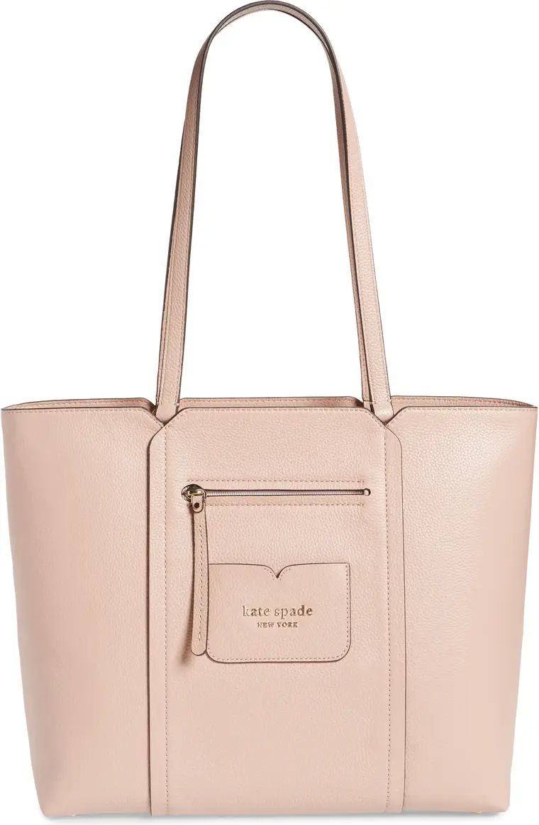 large florence leather tote | Nordstrom