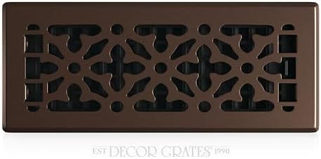 Decor Grates Metal Gothic Decorative Air Vent Cover 4x12 Floor Register – Adjustable Control Le... | Amazon (US)