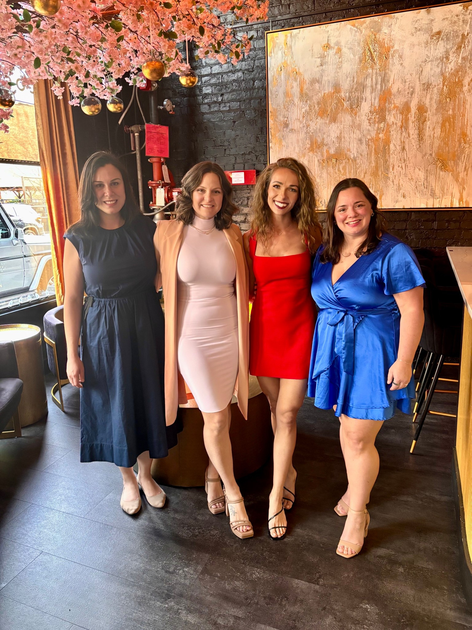 Red mini dress on sale! Perfect for cocktails or girls night! Wearing size 4! 💃 

#LTKootd #LTKPetite #LTKgrwm