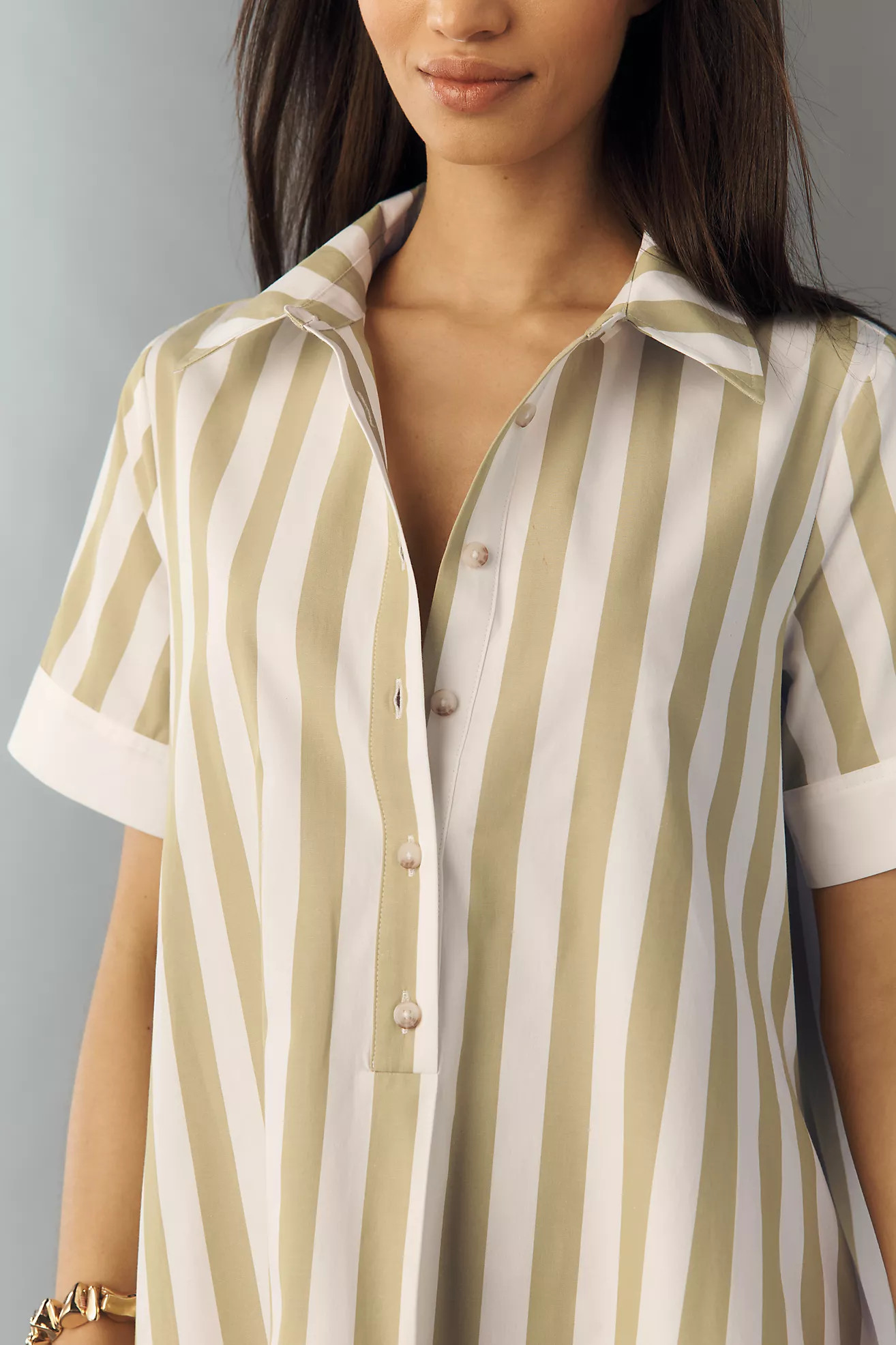 Pollie Swing Tunic Mini Dress | Anthropologie (US)