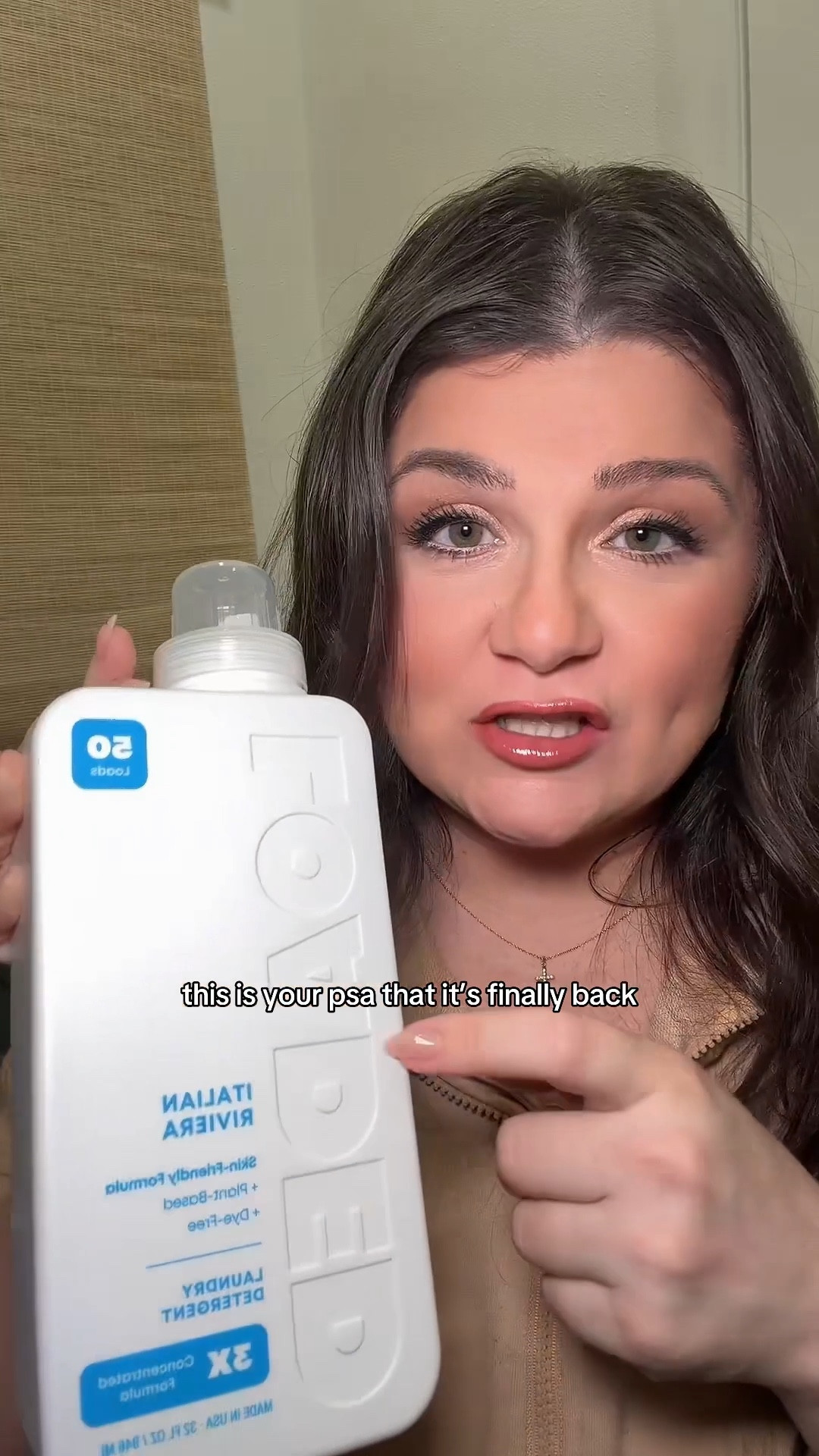 When you smell like $$$$$ but all you did was your laundry 🧺🤍
he best part about this detergent is that it's non toxic and free from all those gross chemicals, but you still get to smell amazing. I linked it for ya because it's FINALLY back in stock!! 
#laundrydetergent
#designerfragrance #smellgood #homefinds #laundry #cleaning 

#LTKHome
