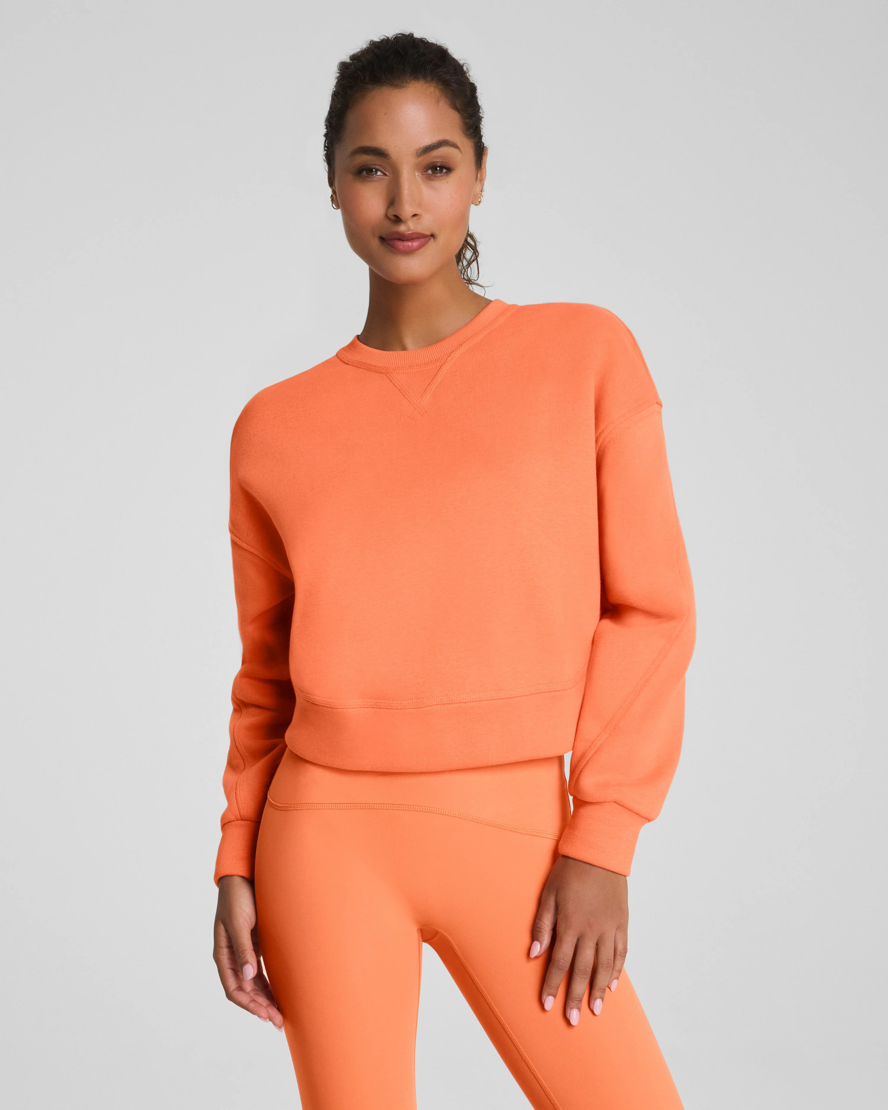 Cotton Fleece Crewneck | Spanx