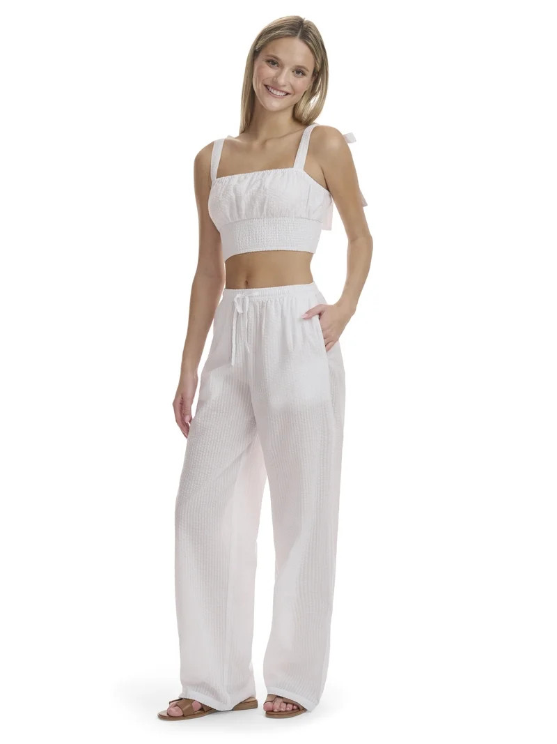 Mills by Millie Bobby Brown Women's Tie Strap Top, Sizes XXS-XXL | Walmart (US)