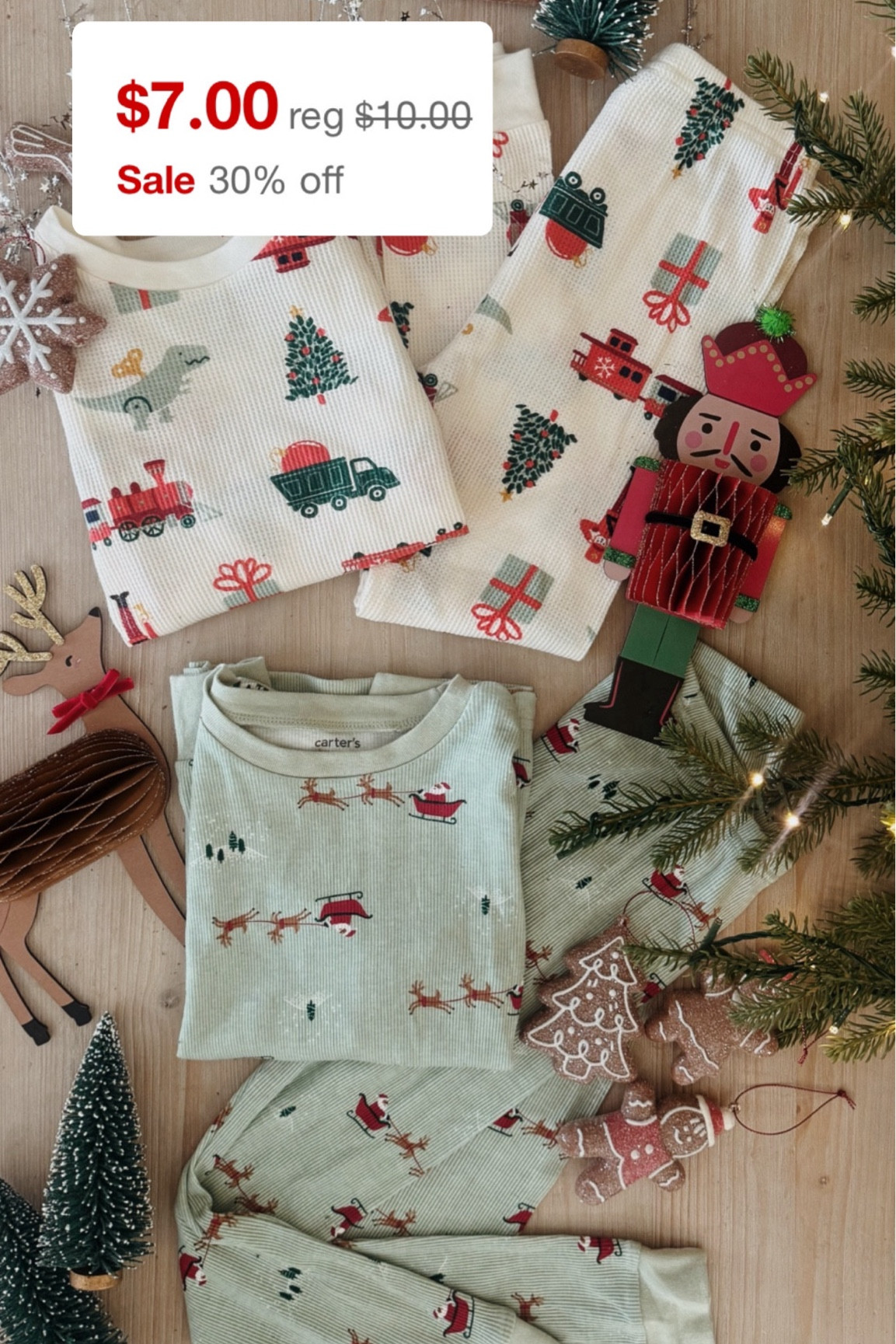 30% off the cutest Christmas pajamas! Only $7! I just ordered the blue snowmen too! 

#LTKKids #LTKSaleAlert #LTKHoliday