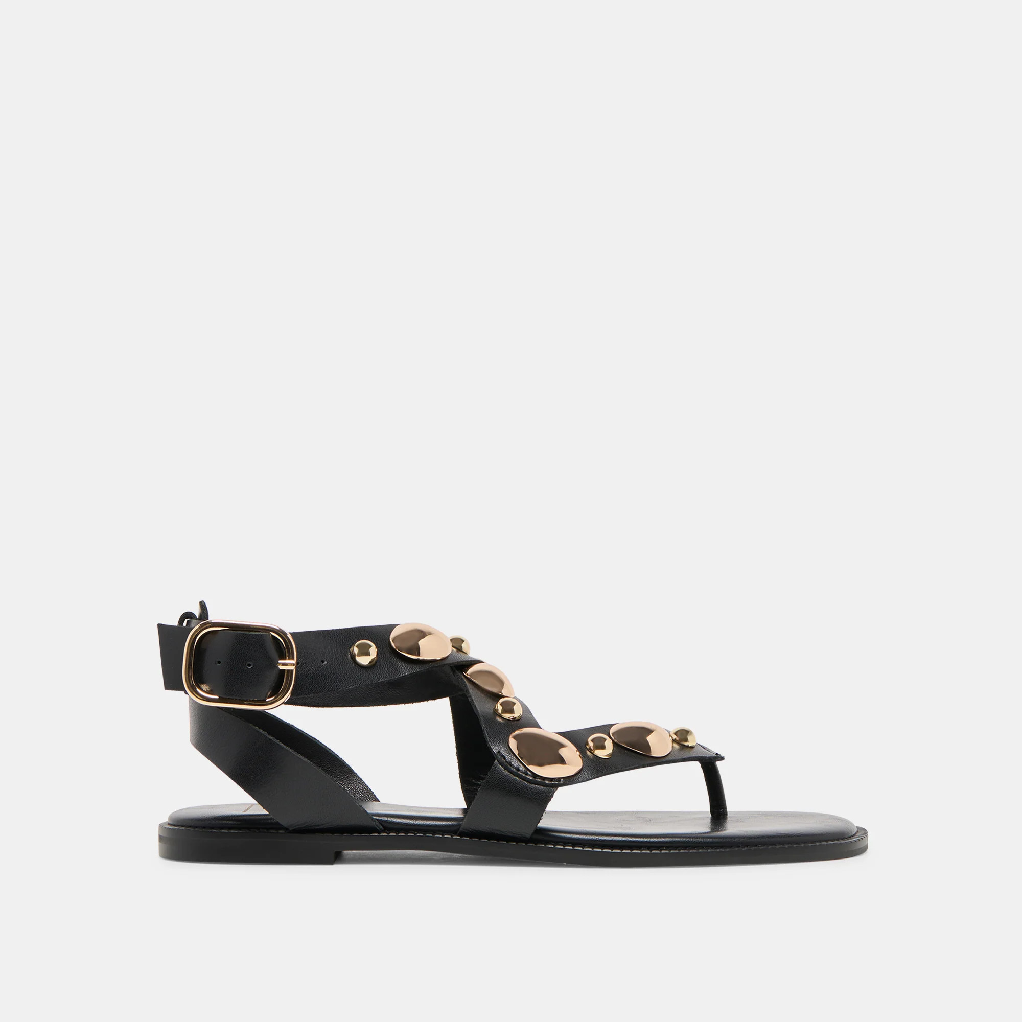 Jayde Sandals Black Leather | DolceVita.com