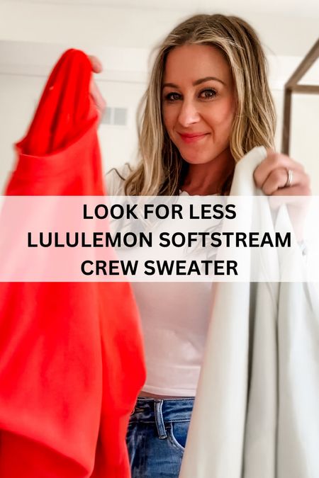 Love a good dupe! This is a near identical swap for my favorite LULULEMON Softstream crew sweater. Amazingly soft and perfect fit! Which one are you buying? And bonus- the Lulu version has some clearance colors! 

#LTKsalealert #LTKfindsunder50 #LTKfindsunder100