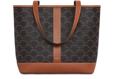 Small tote bag in triumph canvas and calfskin | 24S US