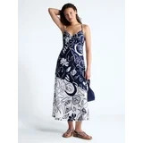 Free Assembly Women's Tie Back Cotton Maxi Dress, Sizes XS-XXL | Walmart (US)