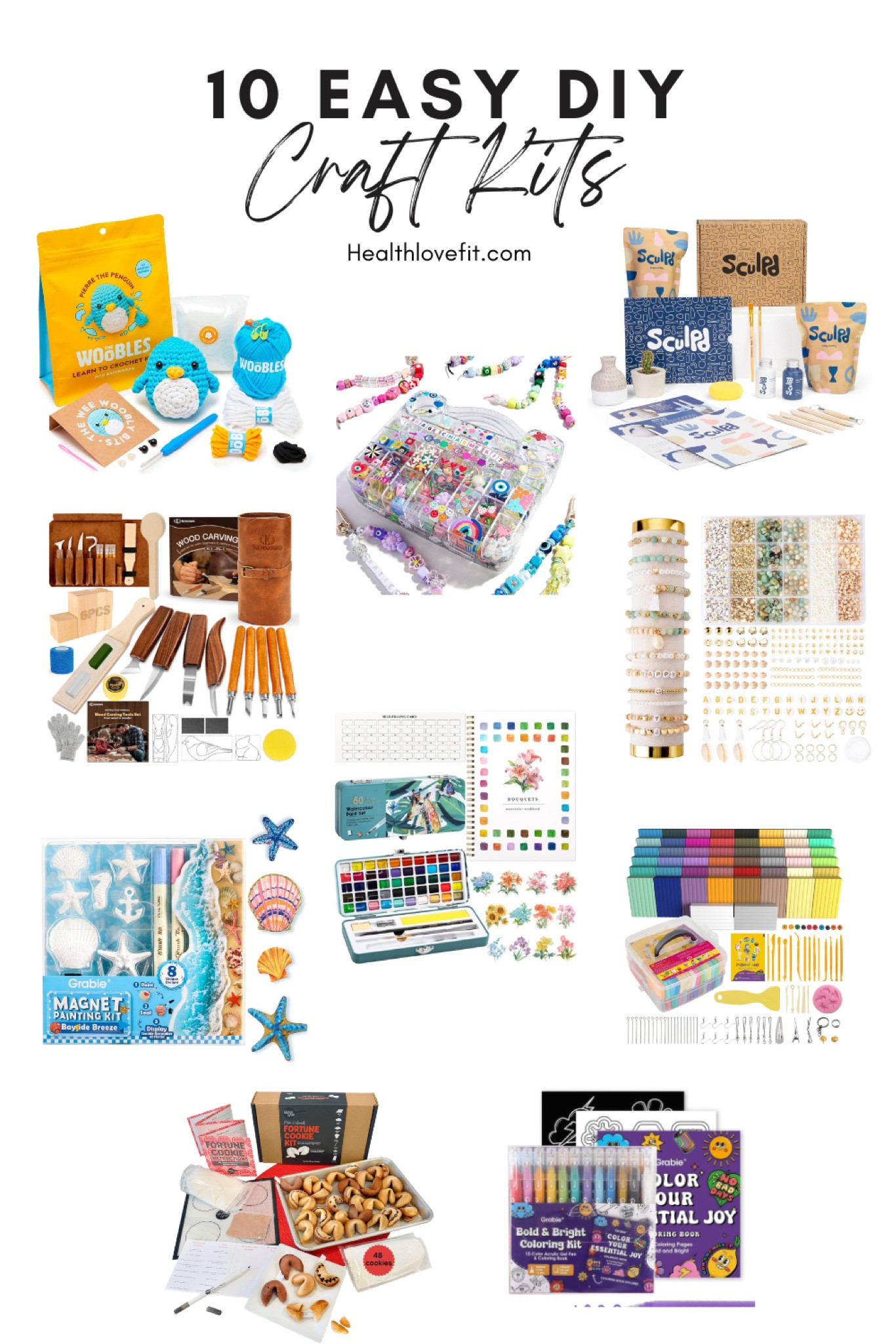 So you want to start a new hobby, without breaking the bank, and so you don’t keep doom scrolling?! These easy craft kits are perfect for beginners to learn a new craft and start a new hobby. 

I love these because you don’t have to think about what to buy. All the kits include everything and instructions on how to do it! 

These are perfect for solo self care nights, crafty girls night, or maybe an at home date night! 

Tags: craft kits, crafting, crafty girls, new hobbies, arts and crafts kits, learn a new hobby, summer crafts, summer things to do, craft night, crochet, clay, jewelry 

#LTKdayinmylife #LTKselfcare #LTKSeasonal