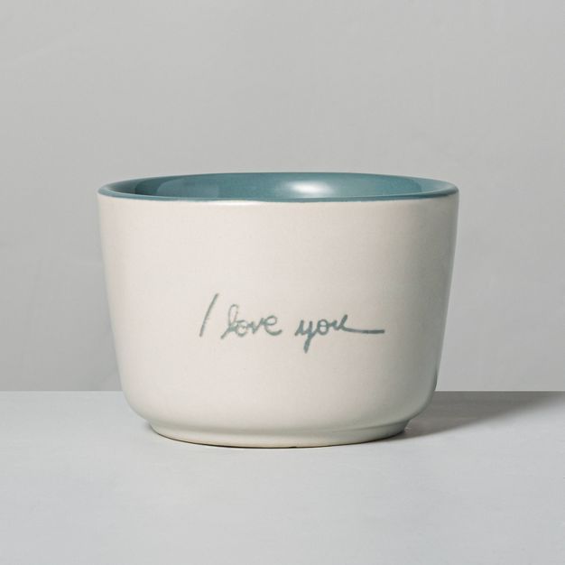 6.77oz Meadow 'I Love You' Ceramic Candle - Hearth & Hand™ with Magnolia | Target