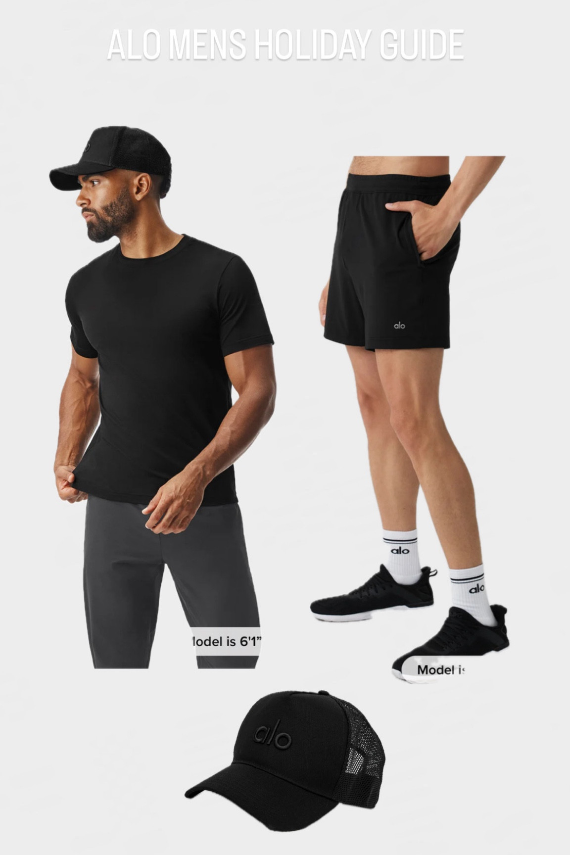 ALO MENS WORKOUT SET GFT GUIDE IN BLACK 

#LTKHoliday #LTKGiftGuide #LTKCyberWeek