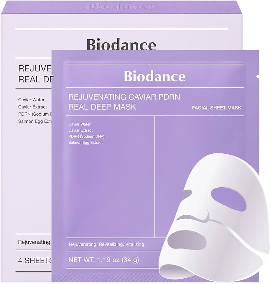 BIODANCE Rejuvenating Caviar PDRN Real Deep Mask, Overnight Hydrogel Mask, Skin Firming & Radianc... | Amazon (US)