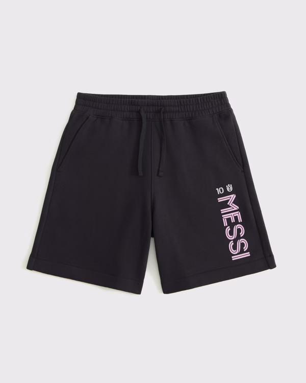 boys lionel messi graphic shorts | boys clearance | Abercrombie.com | Abercrombie & Fitch (US)
