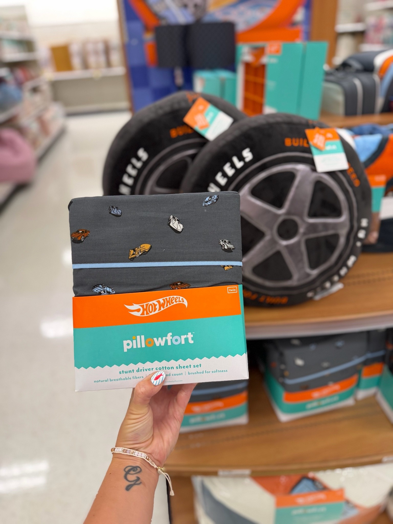 Hot Wheels Retro Soft Tire with Car Storage Kids' Decorative Throw Pillow - Hot Wheels by Pillowfort

#LTKKids #LTKHome #LTKSeasonal