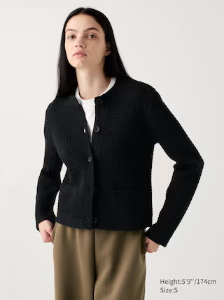 WOMEN'S KNITTED SHORT JACKET | UNIQLO AU | Uniqlo Australia