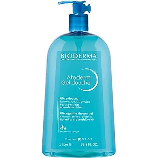 Amazon.com: Bioderma - Atoderm Hydrating Shower Gel Body Wash - Moisturizing Face and Body Cleans... | Amazon (US)