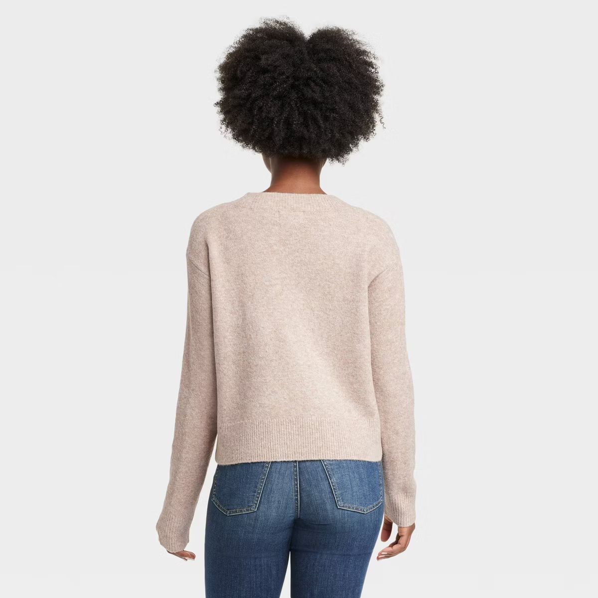 Women's Cozy Knit V-Neck Pullover Sweater - Universal Thread™ | Target