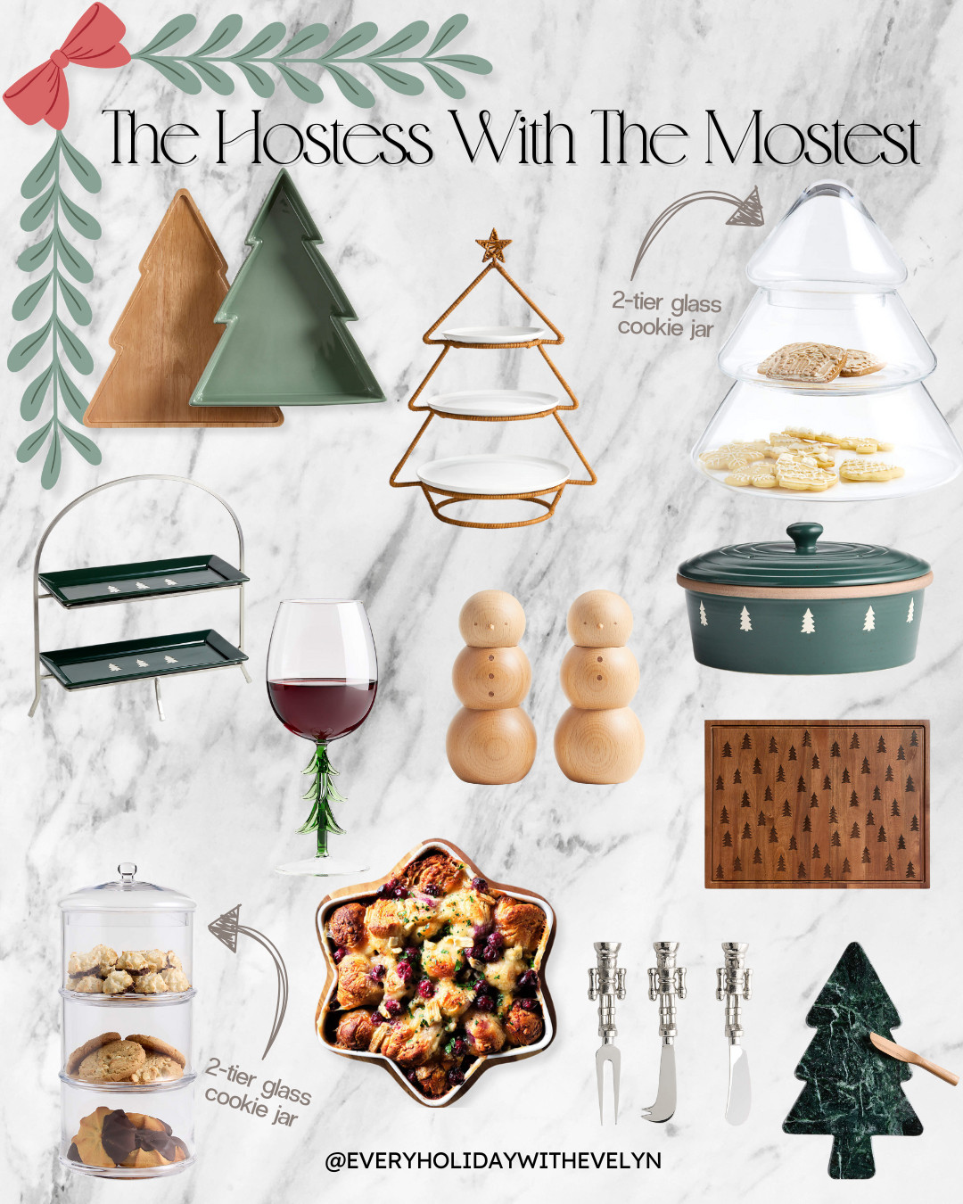 ✨ The Hostess With The Mostest ✨
If you’re in your hosting girl era, these pieces are the prettiest little upgrades,  from tree-shaped serveware to tiered trays, cookie jars, cozy bakeware, and the cutest festive accents. Perfect for cookie exchanges, girls-night grazing boards, Christmas brunch… literally all the things.
Everything is linked for you so you can snag your favorites before they sell out! 🎄🍷🍪🩷 

 #LTKHoliday #LTKSeasonal #LTKHome