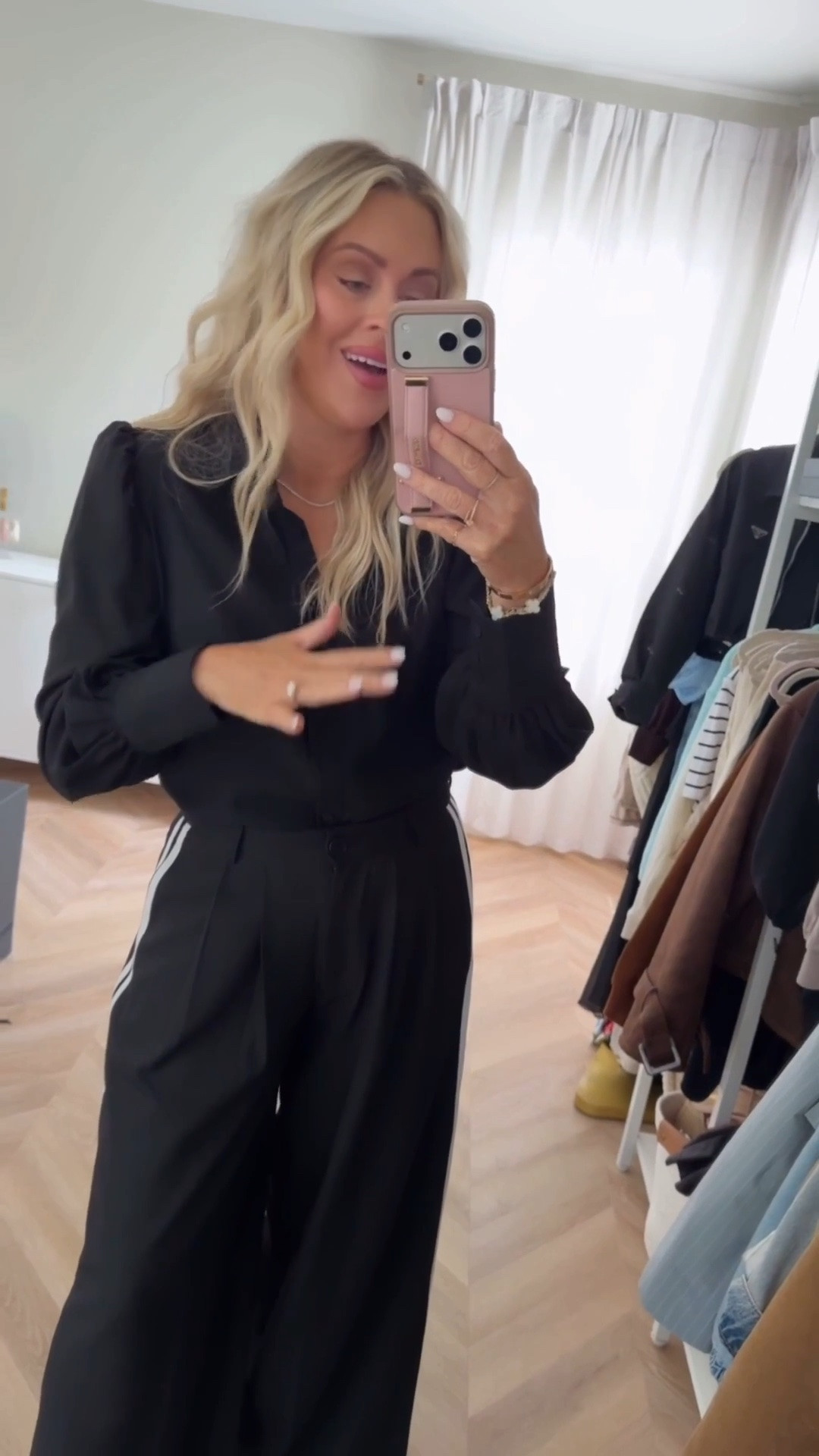 The best Amazon blouses EVER💯✨! I am in small in both. More colors. Washes so well too! 

Business casual. Button down. Track pants. Date night. Workwear.

#LTKootd #LTKWorkwear #LTKOver40