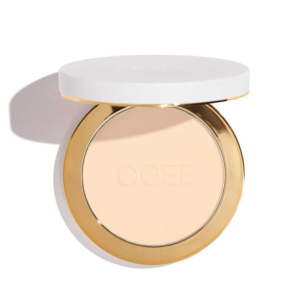 Ogee Sculpted Skin-Perfecting Makeup Setting Powder - Clay - FULL SET (Case & Refill) - Lightweig... | Amazon (US)