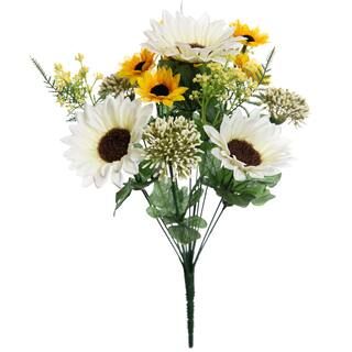Yellow & White Mixed Sunflower Bouquet by Ashland® | Michaels Stores