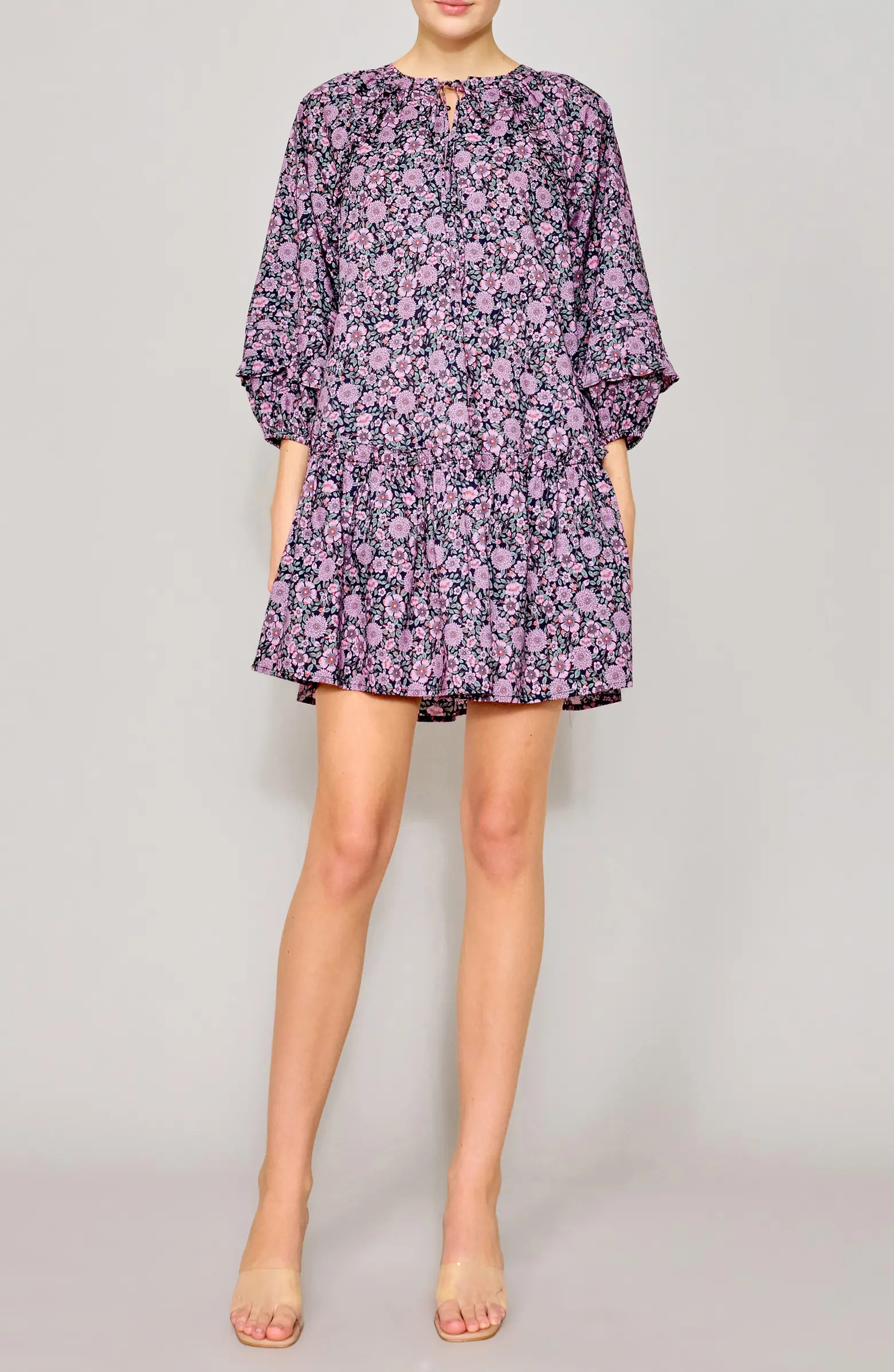 Floral Poplin Shift Dress | Nordstrom