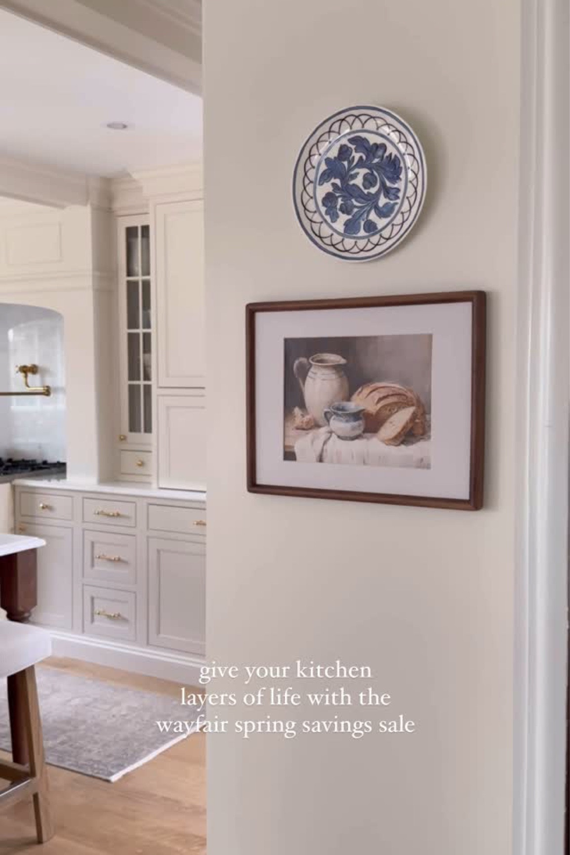 #ad The @wayfair Spring Savings sale is on and you don’t miss out on these limited-time deals! While the sale spans across nearly all categories, take this opportunity to add layers that add life in your space. Whether it’s through function, or simply a pop of color on your walls, you can transform your home with pieces on sale up to 70% off and with fast shipping! These plates and duel time and high/low tide clock add the perfect refined, personalized touch to our space.

**** Comment SHOP to browse my picks & these items right from your messages!

 #wayfair  #WayfairCreator #classichomedecor #homerenovation #homedesign #homebeforeandafter #kitchenrenovation #kitchendesign #homerenovations #traditionalhome #cottagekitchen #demoday #homedemo #kitchendemo #kitchenbeforeandafter #cottagekitchen #nancymeyers #coastalkitchen