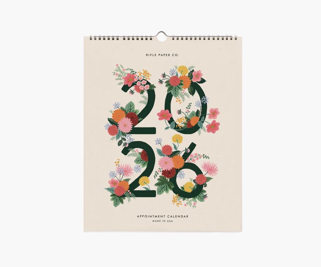 2026 Appointment Calendar - Dahlia | Rifle Paper Co.