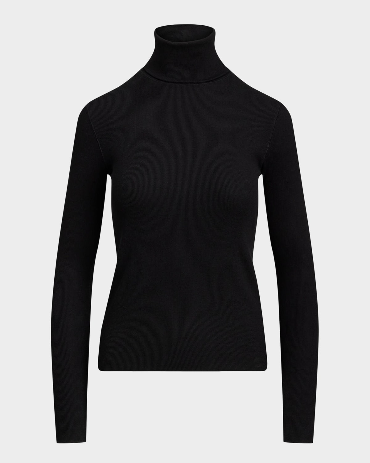 Rib-Knit Turtleneck Pullover | Neiman Marcus