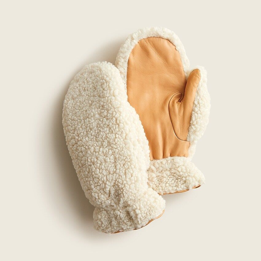 Sherpa mittens | J.Crew US