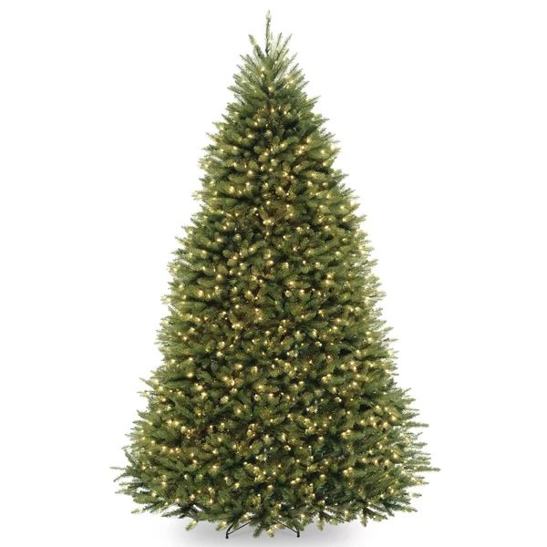 Dunhill Fir 9' Regular (Full) Green Artificial Christmas Tree with 1000 Clear/White Lights | Wayfair North America