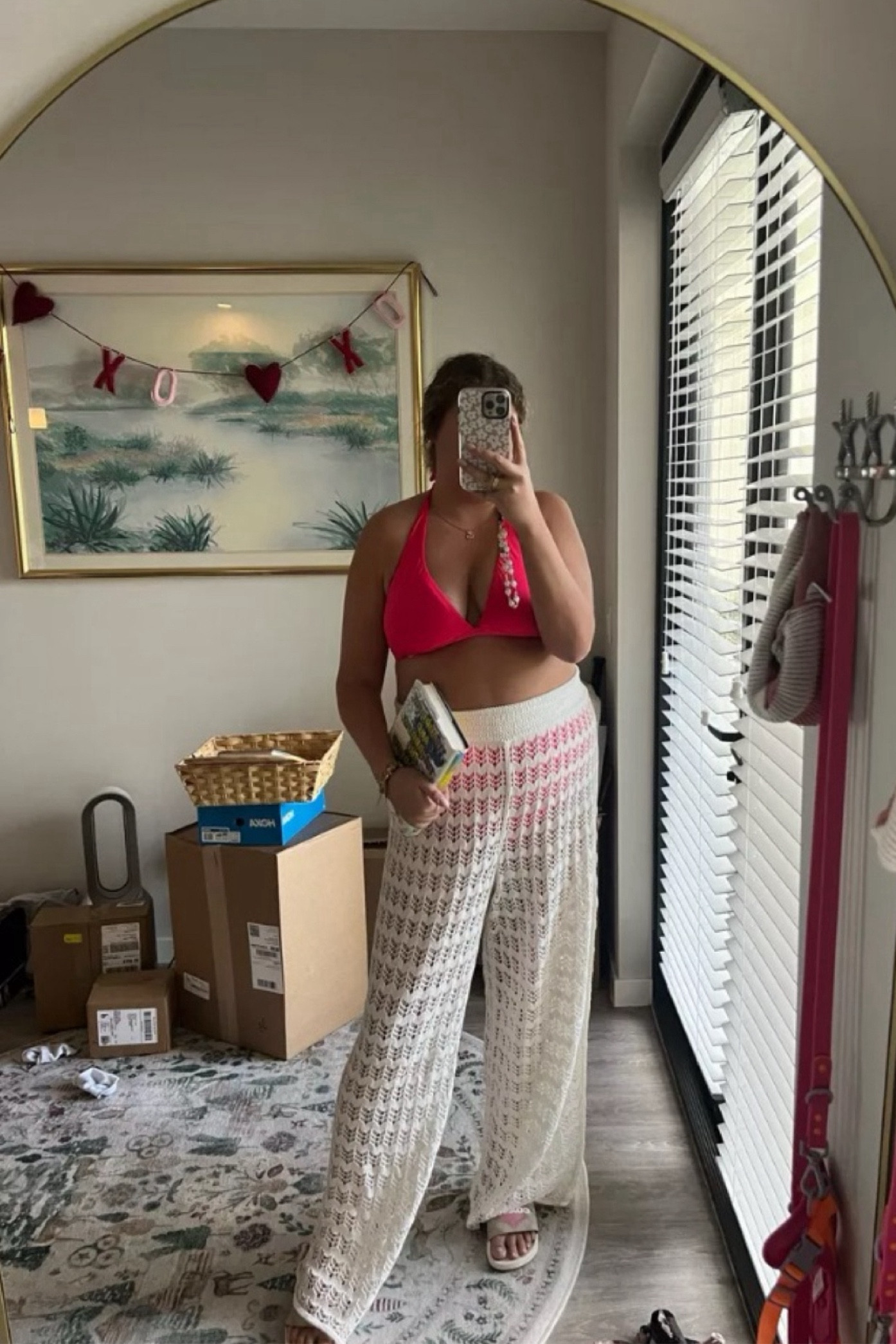 Curvy mid size swim suit and crochet pants coverup Spring break resort look, resort wear, vacation outfit, Abercrombie crochet pants, sunset swim bikini for curvy girls, mid size swim

#LTKSwim #LTKStyleTip #LTKMidsize